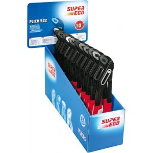 Трубные сантехнические клещи 7" с пластмассовой ручкой, SUPER-EGO, 522070000