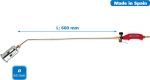 Профессиональная кровельная горелка с соплом диаметром 63мм и длиной 600мм, SUPER-EGO, 253031100